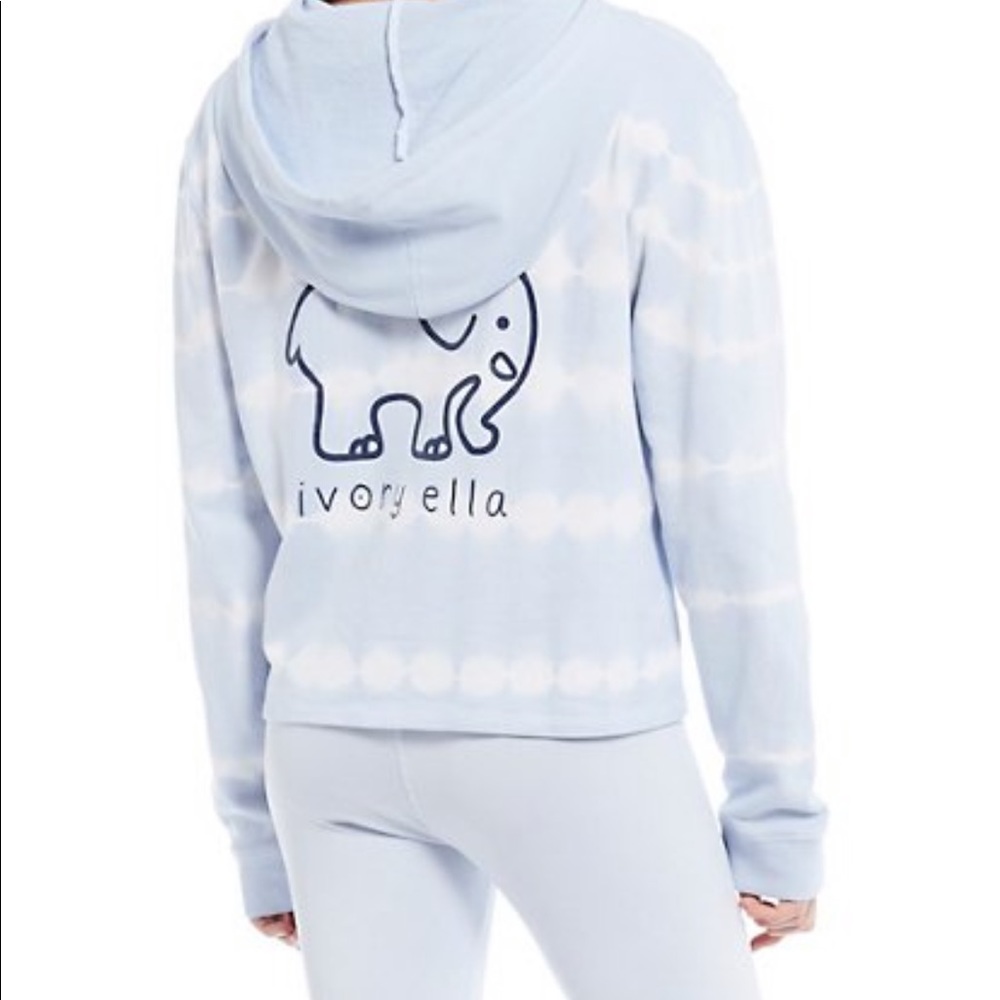 Ivory Ella tie dye hoodie